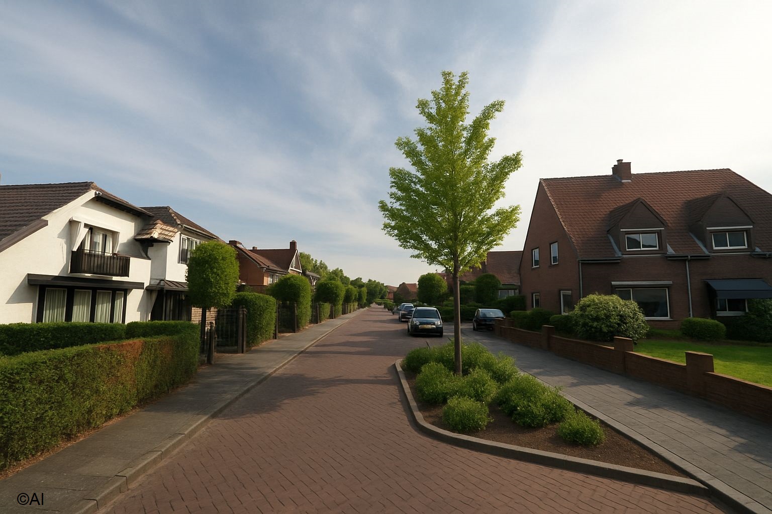 Rijbaan met vrij parkeren.jpg