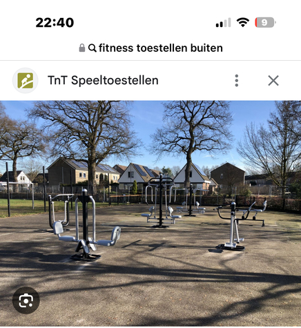 Fitnesstoestellen