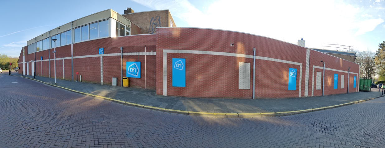 Foto achterzijde Albert Heijn Reigerstraat Foto achterzijde Albert Heijn Reigerstraat